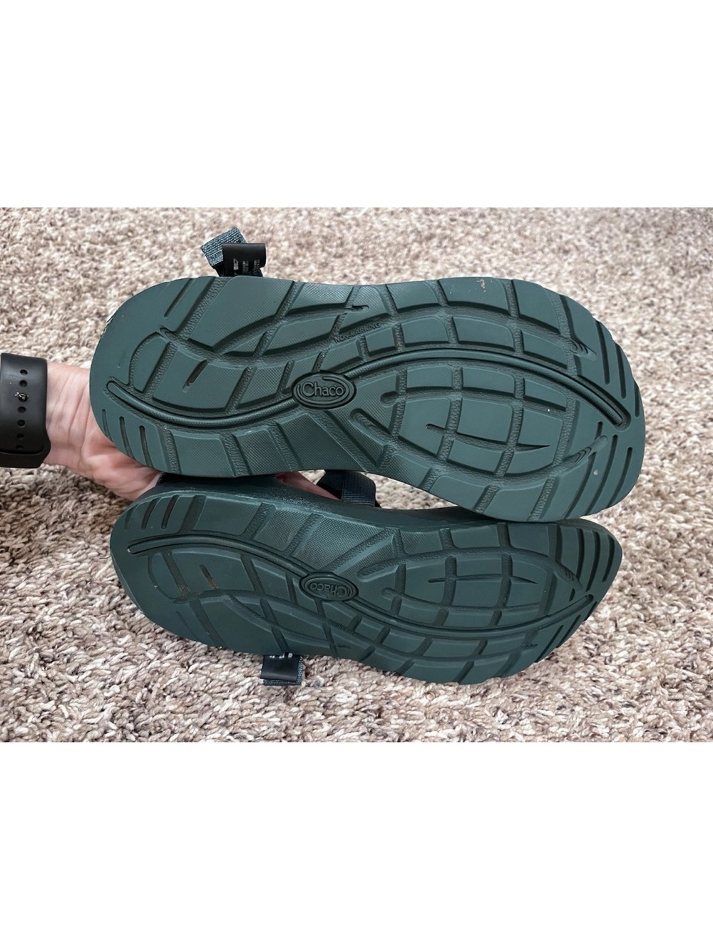 Chaco Z/1 Classic Sandals Women 8 Pine Green Strappy Outdoor Hiking Sporty - Picture 4 of 7